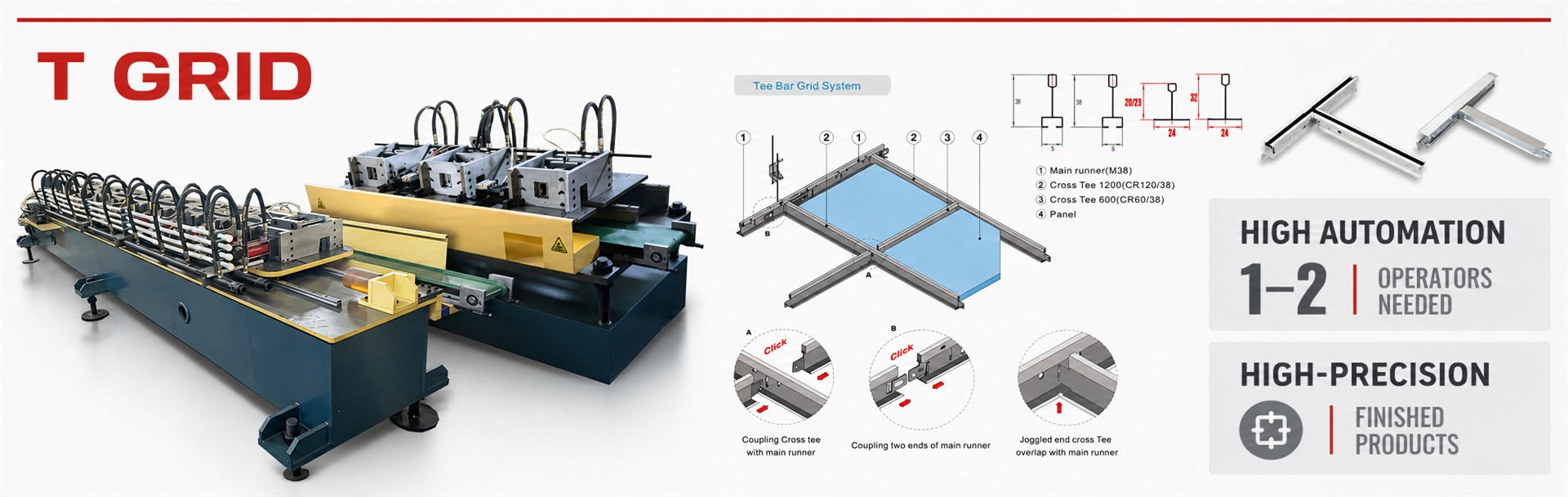 Ceiling T Grid Machine