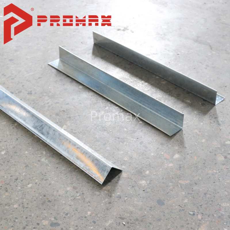 L shape light steel keel roll forming machine finished products