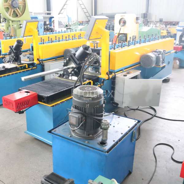 Omega profile roll forming machine