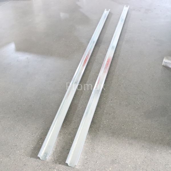 Omega profile roll forming machine finished products