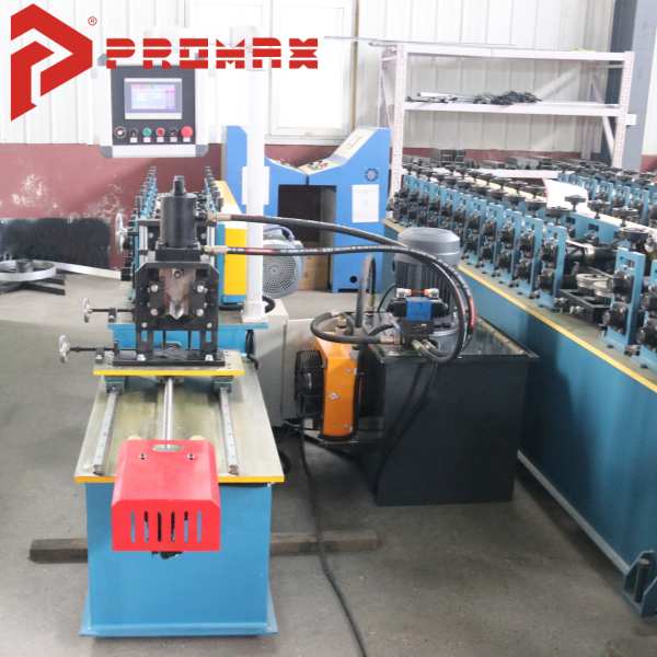 Angle gypsum channel machine