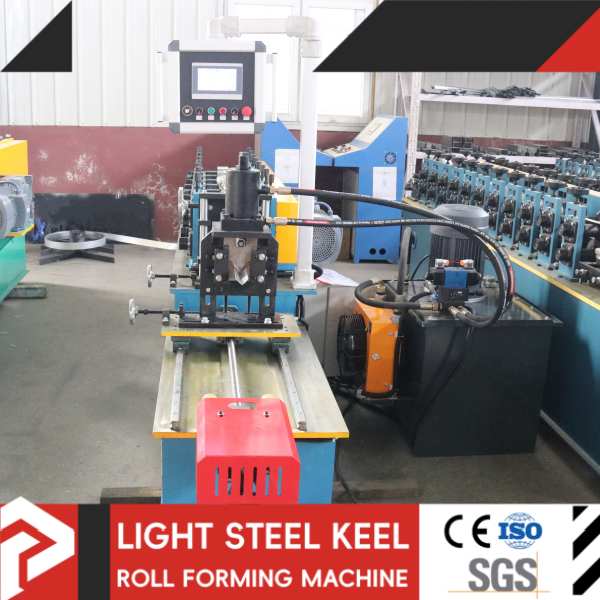 Angle gypsum channel machine