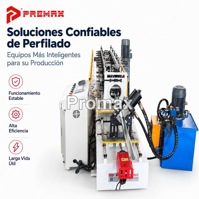 Máquina Perfiladora en Frío Automática para Quillas de Acero C/U