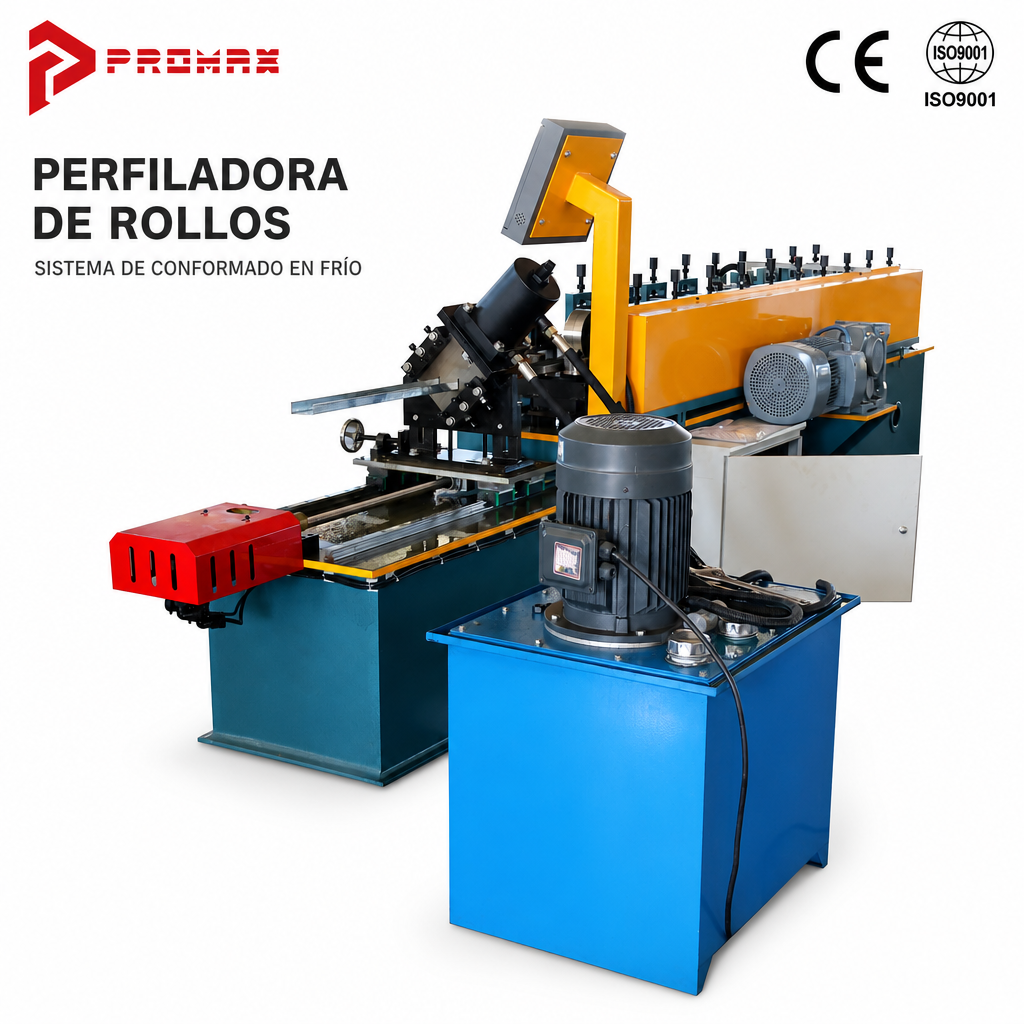 Máquina perfiladora de perfiles en U