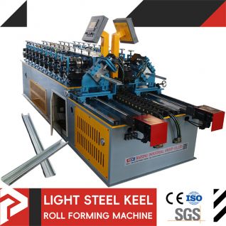 Customized double line profile roll forming machinery